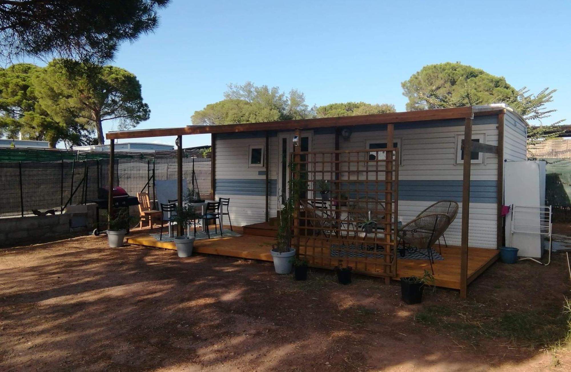 Vacances Mobilhome à Fréjus sur terrain privé Quarto foto
